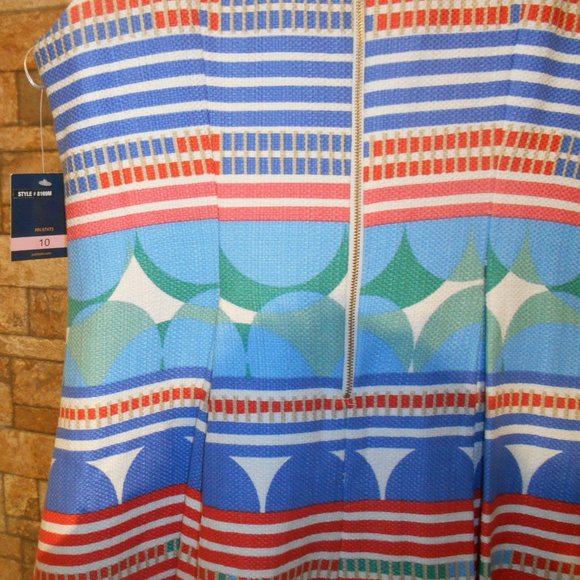 JUST...TAYLOR SLEEVELESS DRESS SZ 10 - Picture 8 of 11